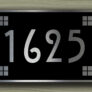 Craftsman Address Sign