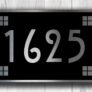 Craftsman Address Sign