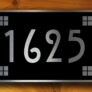 CRAFTSMAN ADDRESS SIGN