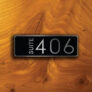 Custom Hotel Suite Door Number Sign
