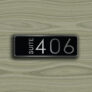 Custom Hotel Suite Door Number Sign