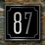 Custom House Numbers Sign