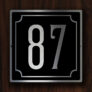 Custom House Numbers Sign