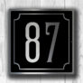 Custom House Numbers Sign