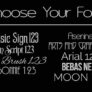 Custom Modern Sign