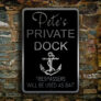 Custom Private Dock Sign