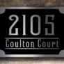 Customizable Address Signs