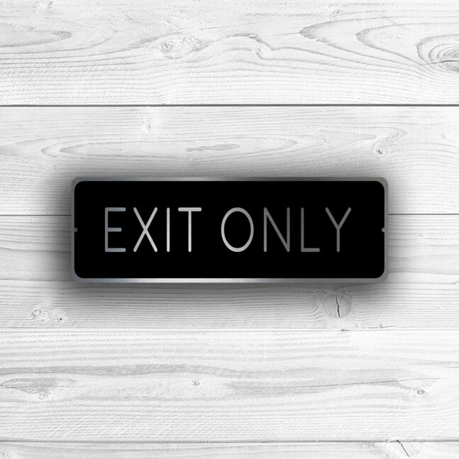 EXIT-ONLY-SIGN-2 Exit Only Sign