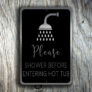 Hot Tub Signs