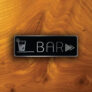 Hotel Bar Pointer Sign