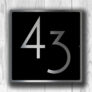 House numbers sign