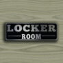 Locker Room Door Sign