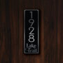Modern Address Sign