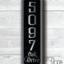 Modern House Numbers Sign