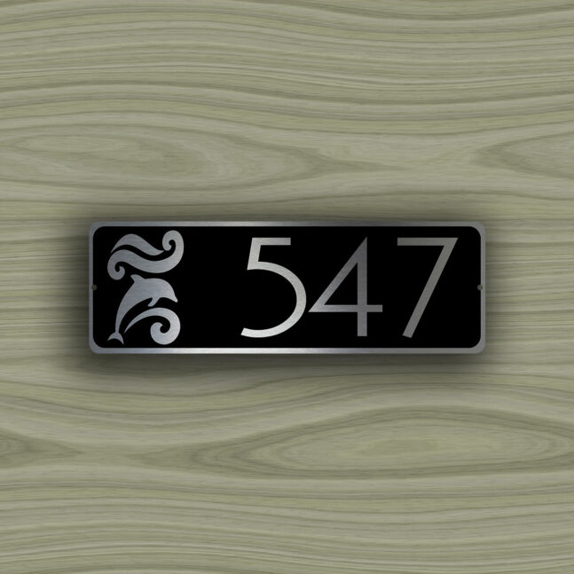 Modern-House-Number-Sign-1 Modern House Number Sign