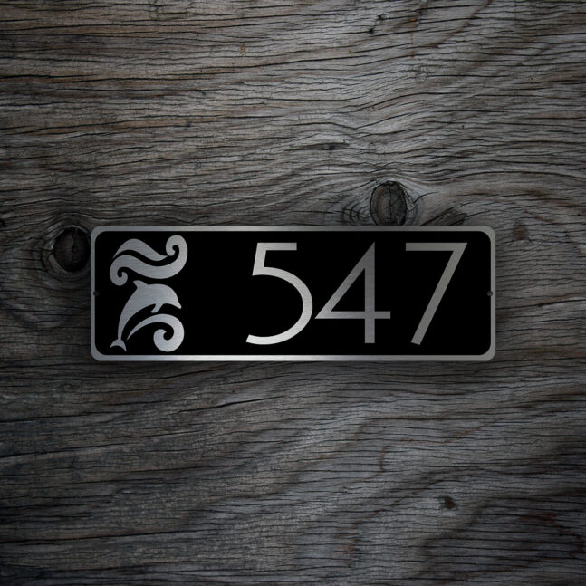 Modern-House-Number-Sign-2 Modern House Number Sign