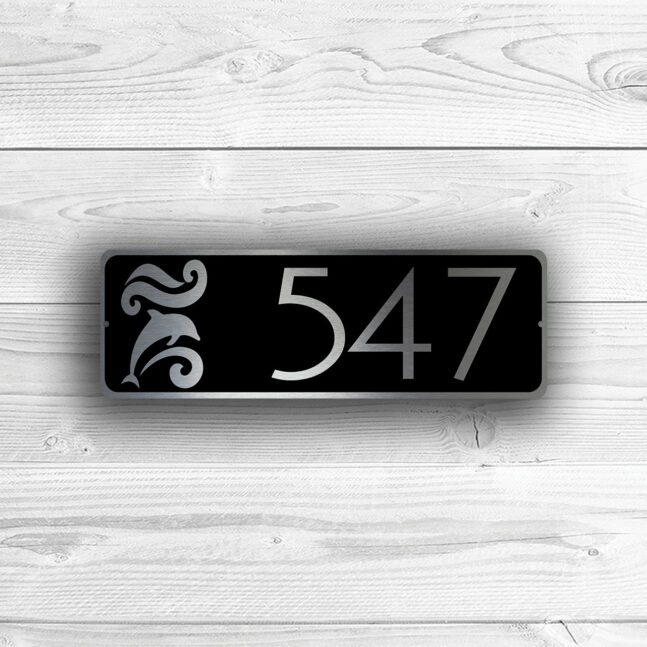 Modern-House-Number-Sign-4 Modern House Number Sign