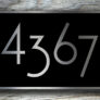Personalized House Number Sign
