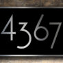 Personalized House Number Sign