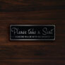 Please Take a Seat Sign