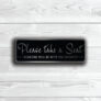Please Take a Seat Sign