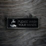 Please wash your hands sign