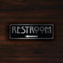Restroom Door Sign
