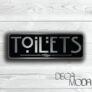 Toilets Door Sign