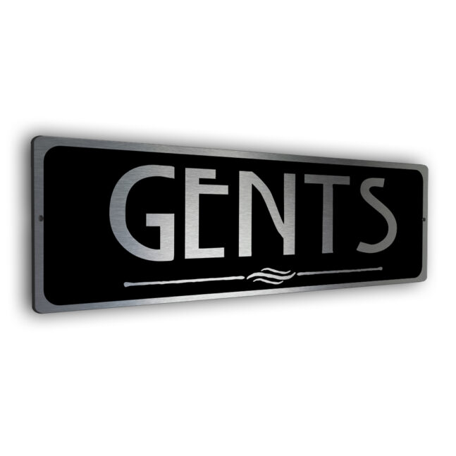 gents restroom sign