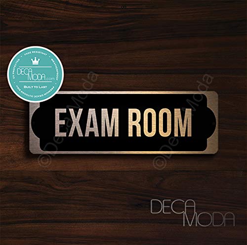 Exam Room Door Sign, Copper Finish, 9 X 3 Inches Exam Room Door Sign, Copper Finish, 9 x 3 inches