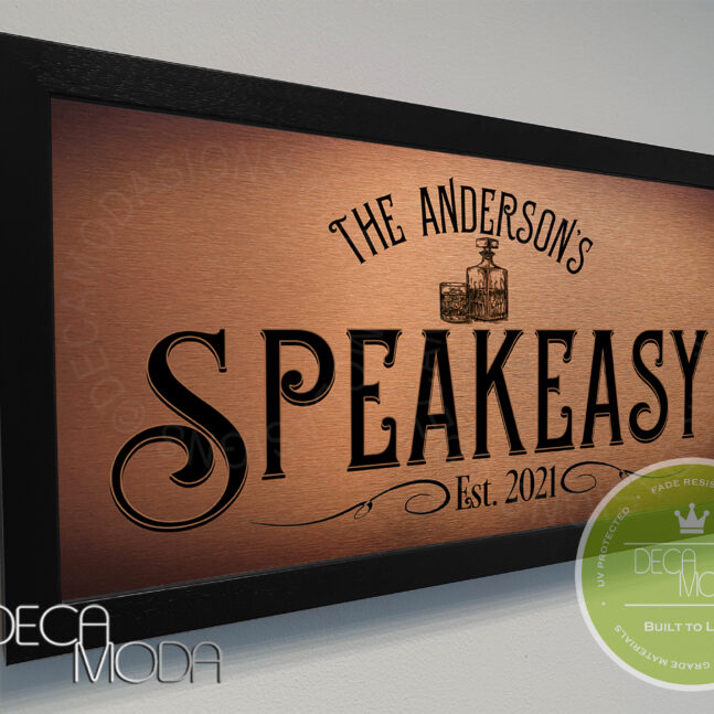 Custom Speakeasy Sign Speakeasy Sign