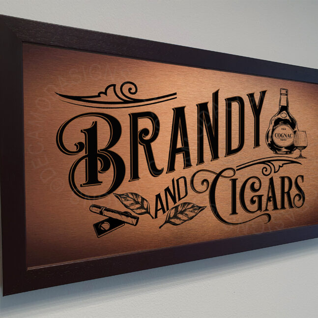 Brandy and Cigars Sign