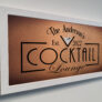 Personalized Cocktail Lounge Sign