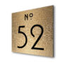 brushed gold door sign-ad107