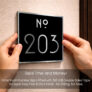 Easy Install Hotel and Apartment number signs