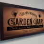 Personalized Garden Bar Sign