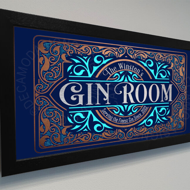 Personalized Gin Room Sign