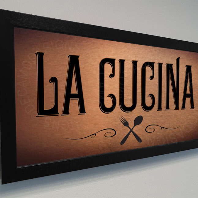 La Cucina Sign La Cucina Signs