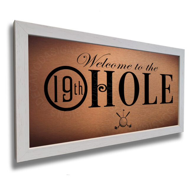 19th Hole Plaque 19th Hole Sign