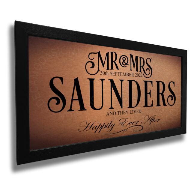 Mr and Mrs Wedding Signs Personalized Mr and Mrs Wedding Signs