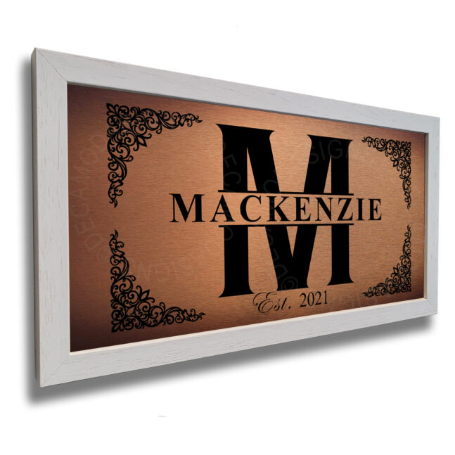 Personalized Family Name Plaque Custom Family Name Sign