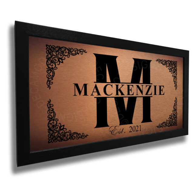 Custom Family Name Sign