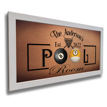 Personalized Pool Room Sign