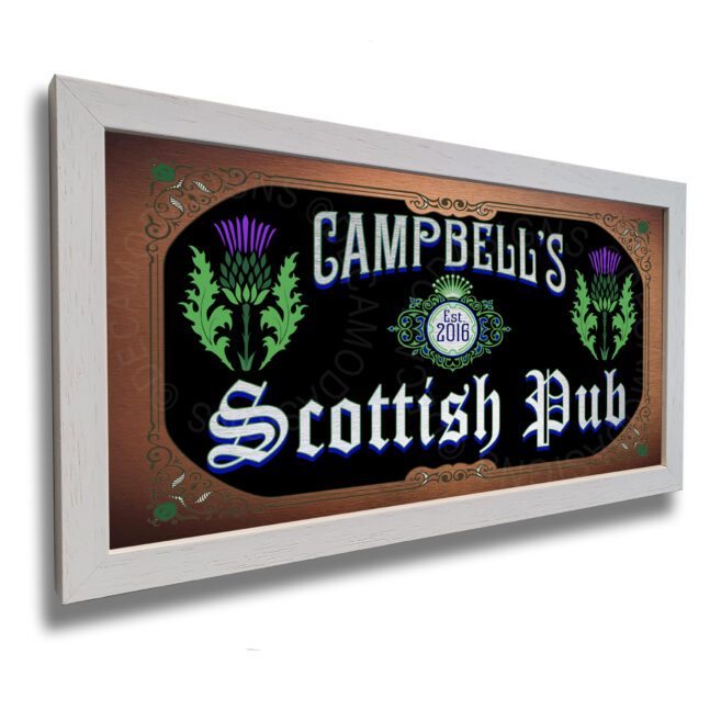 Scottish Pub Signs Personalized Scottish Pub Sign
