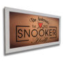 Personalized Snooker Hall Sign
