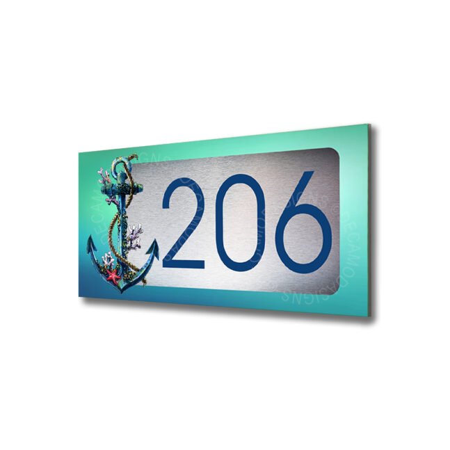 Anchor Hotel Number Sign Anchor Hotel Number Signs