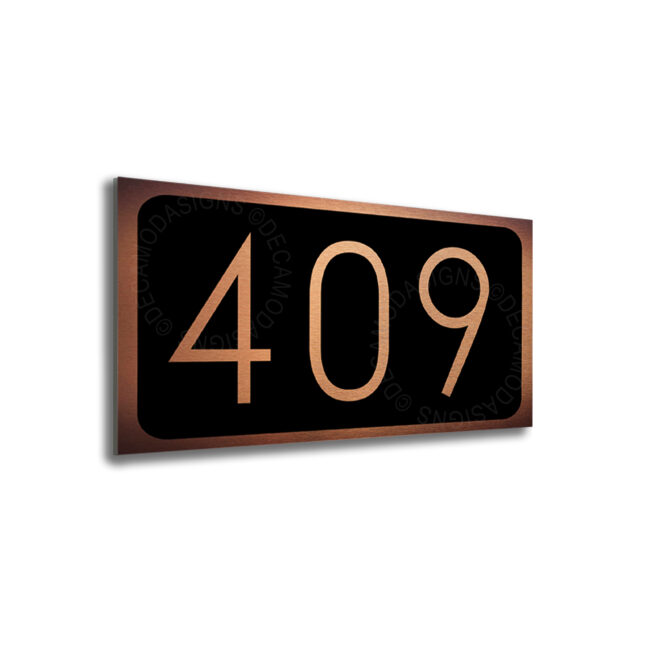 Copper Hotel Door Sign
