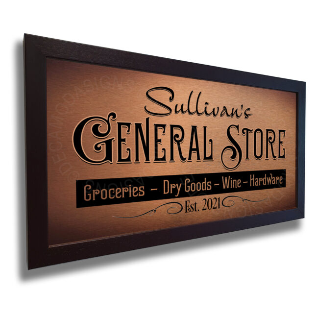 General Store Sign Personalized General Store Sign