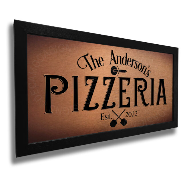 Pizzeria Sign Custom Personalized Pizzeria Sign