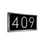 Silver Hotel Door Sign
